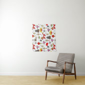 China Symbols Patroon Wandkleed (In situ)