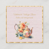 China Verkoper en Consignment Shop Vierkante Visitekaartje (Voorkant)