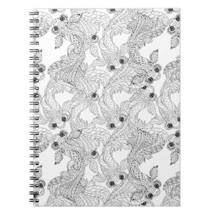 China Vis Doodle Notitieboek