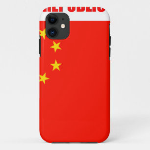 China vlag van hoge kwaliteit iPhone 11 hoesje