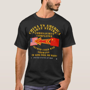 China vs Amerika eerste staking voltooid 2e koude T-shirt