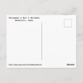 Chinamans Pet- en Molokai-Briefkaart Briefkaart (Achterkant)