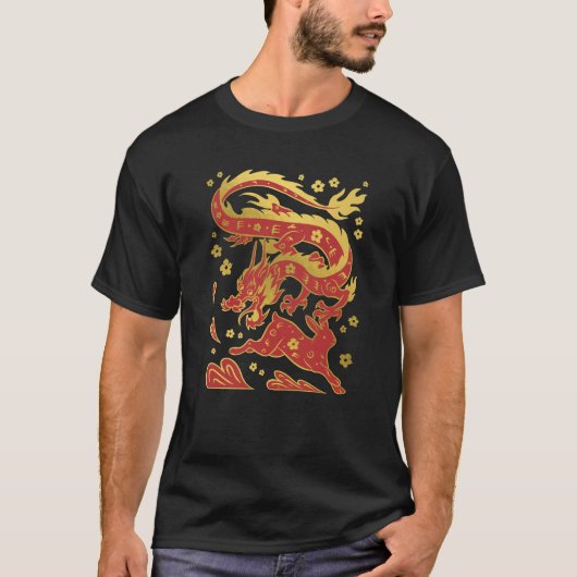 China's dragon t-shirt (Voorkant)