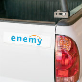 China's grootste klant / Amerika's grootste vijand Bumpersticker (Op Truck)