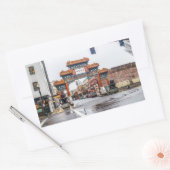 Chinatown autocollant rectangulaire de Portland, (Enveloppe)