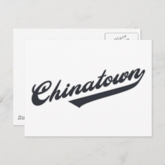 Chinatown Briefkaart (Voorkant / Achterkant)