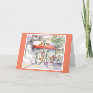 Chinatown Carte de vacances pliante