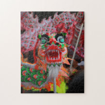 Chinatown Dragon Jigzaag Puzzle