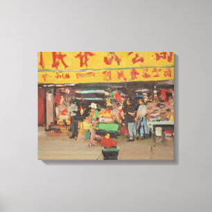 Chinatown New York 2012 Canvas Afdruk