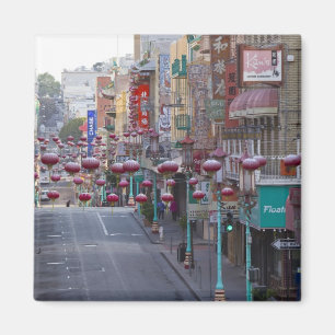 Chinatown op Grant Street in San Francisco. Magneet