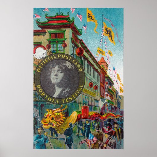 Chinatown Parade for Portola Festival Poster (Voorkant)
