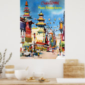 Chinatown, San Francisco Poster (Cuisine)