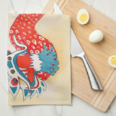 Chinatown San Francisco Tea Towel Theedoek (Quarter Fold)