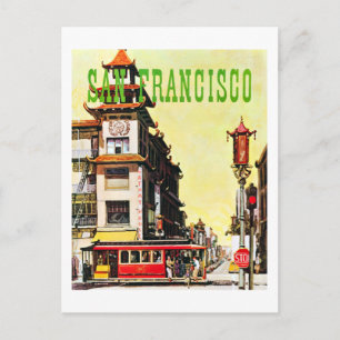  Chinatown San Francisco Travel Briefkaart
