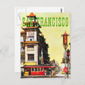  Chinatown San Francisco Travel Briefkaart (Voorkant / Achterkant)