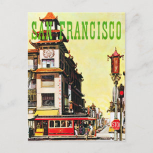  Chinatown San Francisco Travel Briefkaart