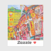 Chinatown Singapore Sticker (Vel)