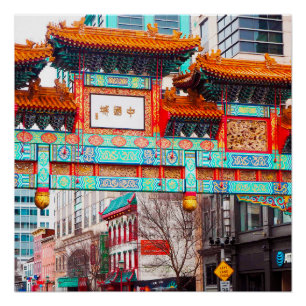 Chinatown. Washington, DC, Verenigde Staten Perfect Poster