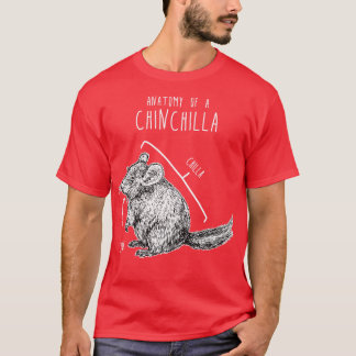 Chinchilla-anatomie T-shirt