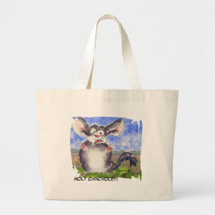 Chinchilla Cartoon Funny Canvas tas