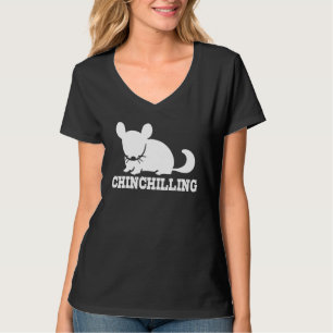 Chinchilla Chinchillas Wool Mouse Rod T-shirt
