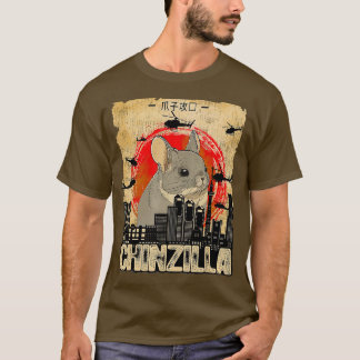 Chinchilla Chinzilla Retro Chinchilla Lovers Funn T-shirt