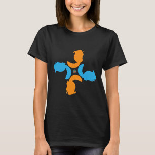 Chinchilla Circle Dierenvriend Idea T-shirt