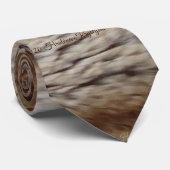 CHINCHILLA FUR DESIGN HORIZONTAL STROPDAS (Opgerold)