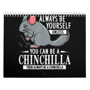 Chinchilla Gift Funny Cute Pet Kalender
