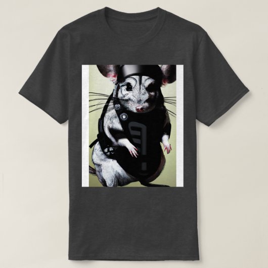 Chinchilla in een ninja kostuum 3 t-shirt (Design voorkant)