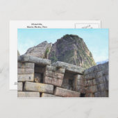 Chinchilla in Machu Picchu, Peru Briefkaart (Voorkant / Achterkant)