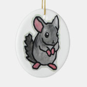 Chinchilla Keramisch Ornament (Rechts)