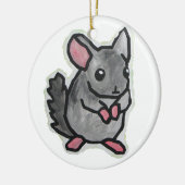 Chinchilla Keramisch Ornament (Links)