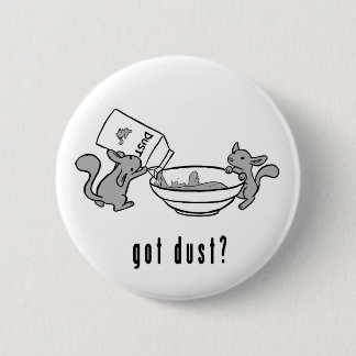 Chinchilla kreeg stofButton Ronde Button 5,7 Cm