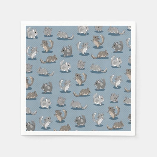 Chinchilla Pattern Servet (Voorkant)