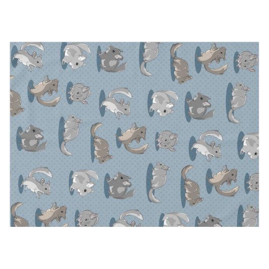 Chinchilla Pattern Tafelkleed (Voorkant (Horizontaal))