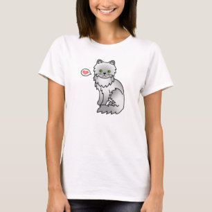 Chinchilla Perzische Kat liefde T-shirt