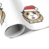 Chinchilla Santa Hat Cadeaupapier (Rol Hoek)
