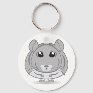 Chinchilla-Sleutelhanger Sleutelhanger