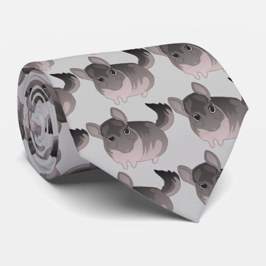 Chinchilla Stropdas (Opgerold)