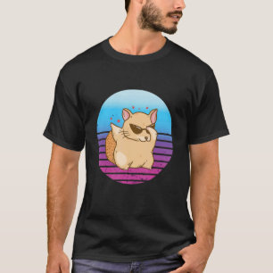 Chinchilla Sunglass Retro Chinchilla Pet O T-shirt