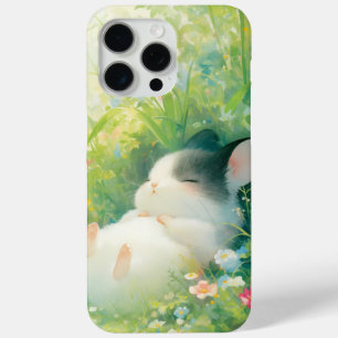 Chinchilla Vreedzame Bloemige Slaap iPhone 15 Pro Max Hoesje