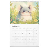 Chinchillin' het hele jaar 2025 kalender (Jan 2026)