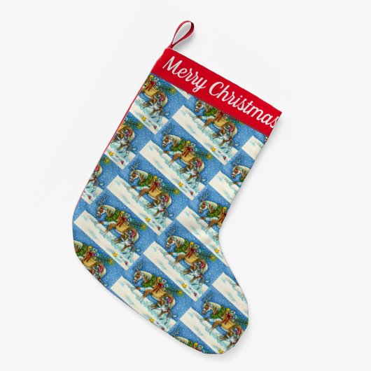 CHINCOTEAGUE CHRISTMAS PONIES, SLEIGH BELLS EN TOY KLEINE KERSTSOK (Voorkant (Hangend))