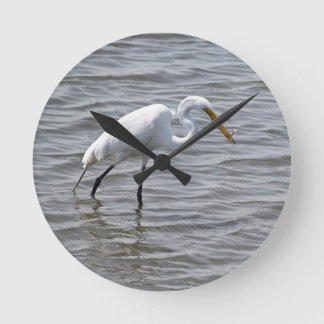 Chincoteague National Wildlife Great Heron Egret Ronde Klok