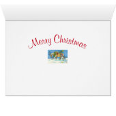 CHINCOTEAGUE PONIES CHRISTMAS GREETING CARD Verse (Intérieur Horizontal (Bas))
