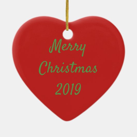 CHINCOTEAGUE PONIES CHRISTMAS HORSES SIGNED 2019 KERAMISCH ORNAMENT (Achterkant)