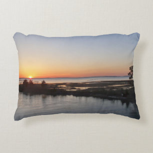 Chincoteague Sunset I Virginia Landscape Accent Kussen