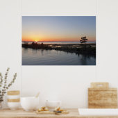 Chincoteague Sunset I Virginia Landscape Poster (Keuken)