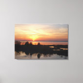 Chincoteague Sunset II Virginia Landschap Canvas Afdruk (Voorkant)